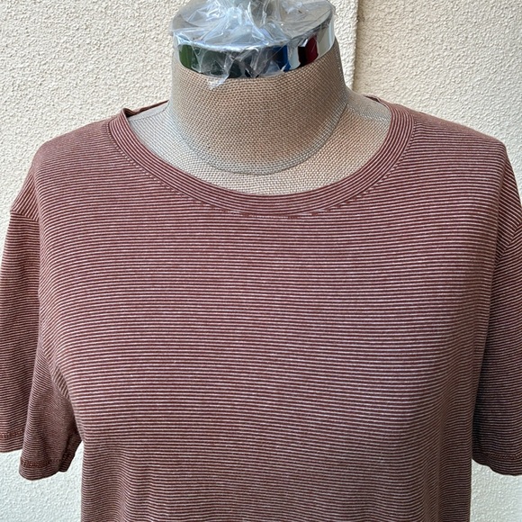 A.P.C. 100% cotton luxury European brand striped shirt from Bergdorf Goodman - Picture 4 of 10